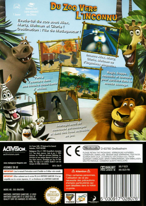Madagascar — box-2D-back (FR)