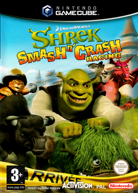 Shrek Smash n' Crash Racing — box-2D (FR)