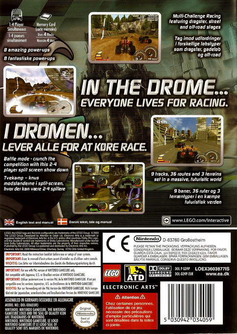 Drome Racers — box-2D-back (EU)