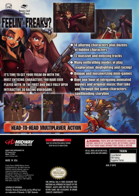Freaky Flyers — box-2D-back (US)