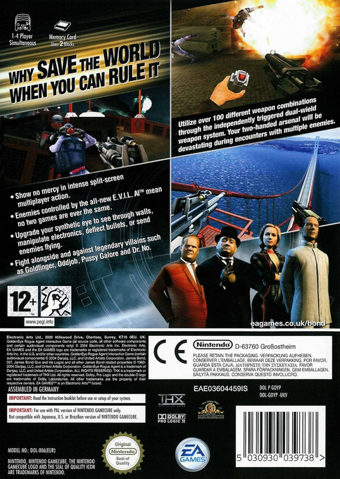 Goldeneye - Rogue Agent — box-2D-back (EU)