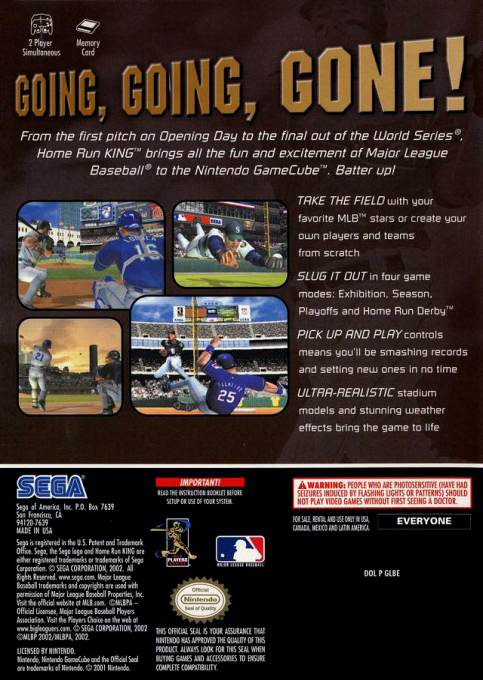 Home Run King — box-2D-back (US)
