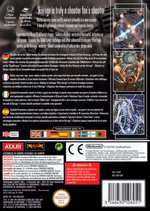 Ikaruga — box-2D-back (EU)
