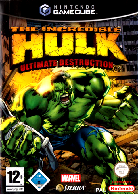 Incredible Hulk - Ultimate Destruction, The — box-2D (EU)