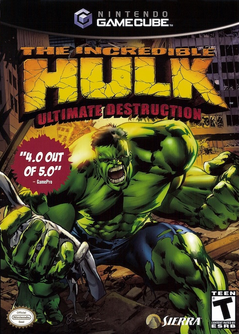Incredible Hulk - Ultimate Destruction, The box art