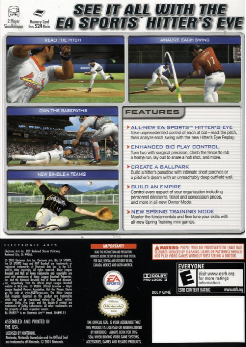 Mvp Baseball 2005 — box-2D-back (US)