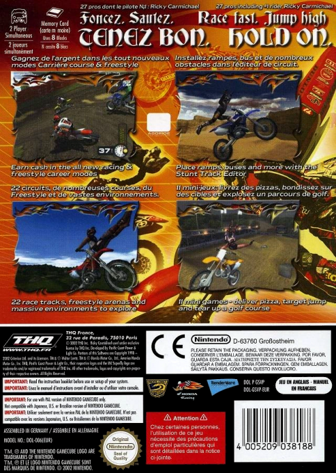 Mx Superfly Featuring Ricky Carmichael — box-2D-back (FR)