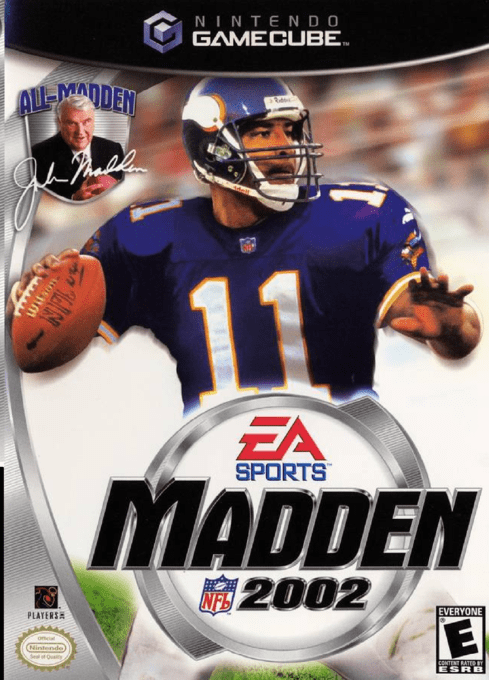 Madden NFL 2002 box art