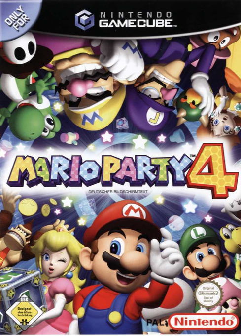 Mario Party 4 — box-2D (DE)