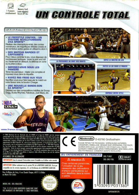 NBA Live 2003 — box-2D-back (FR)