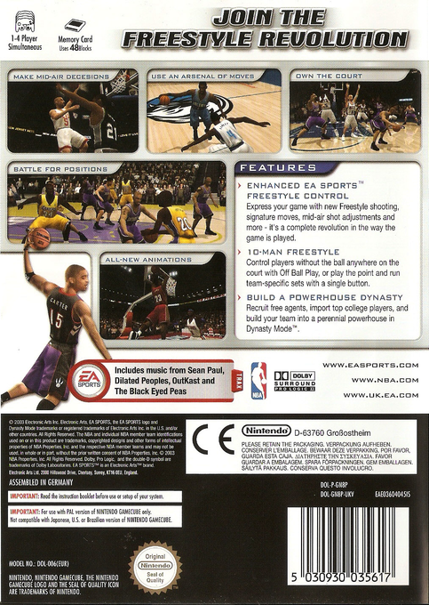 NBA Live 2004 — box-2D-back (EU)