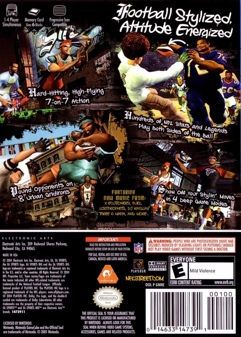 NFL Street — box-2D-back (US)