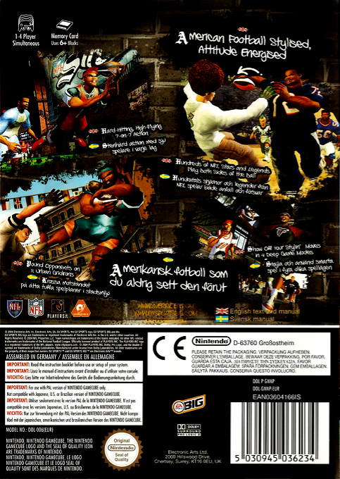 NFL Street — box-2D-back (EU)