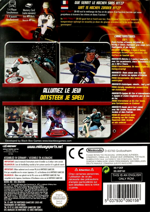 NHL Hitz 20-03 — box-2D-back (FR)