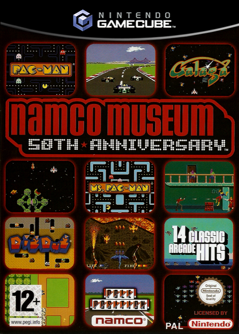 Namco Museum 50th Anniversary — box-2D (EU)