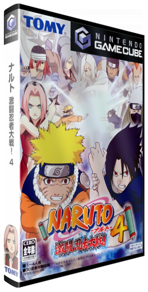 Naruto Gektiou Ninja Taisen! 4 — box-3D (JP)