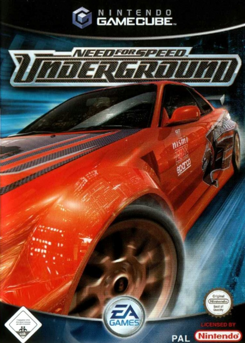 Need for Speed - Underground — box-2D (DE)