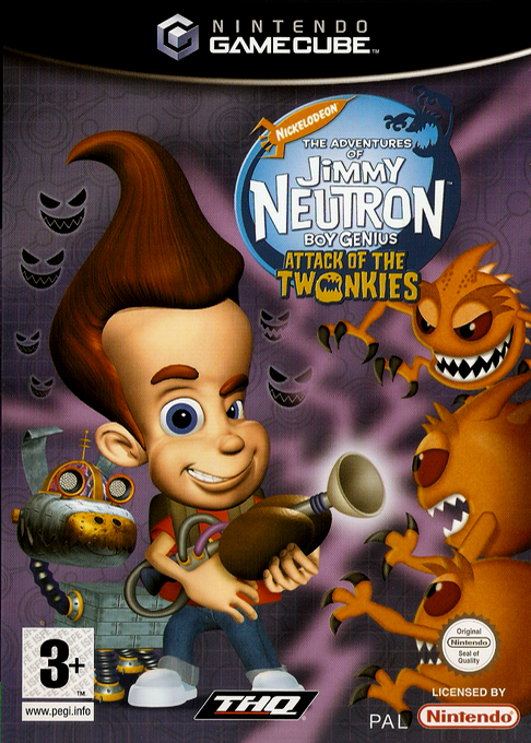 Jimmy Neutron Boy Genius - Attack of the Twonkies — box-2D (EU)
