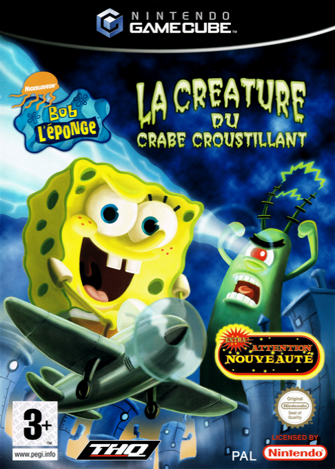 Spongebob Squarepants - Creature From The Krusty Krab — box-2D (FR)
