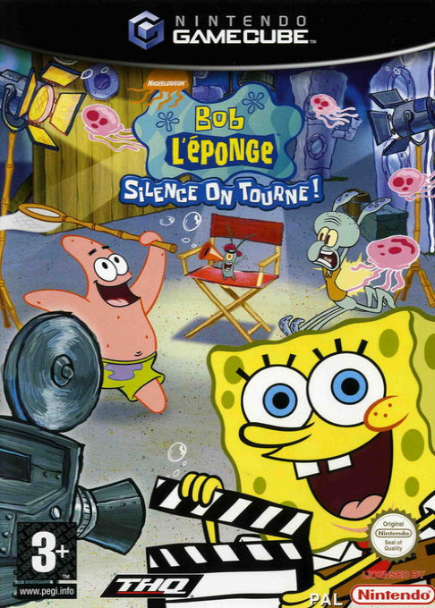Spongebob Squarepants - Lights, Camera, Pants — box-2D (FR)