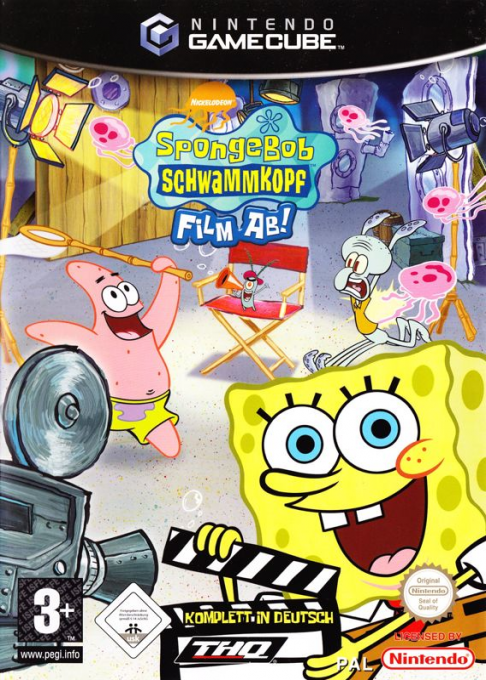 Spongebob Squarepants - Lights, Camera, Pants — box-2D (DE)