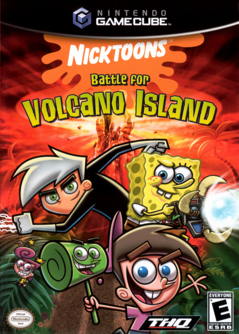 Nicktoons - Battle For Volcano Island box art