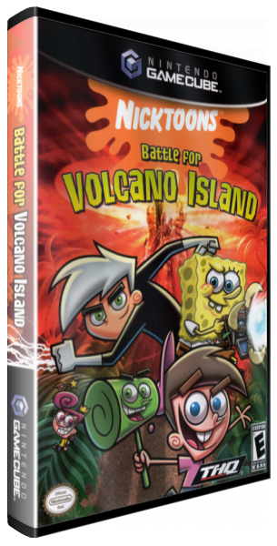 Nicktoons - Battle For Volcano Island — box-3D (US)