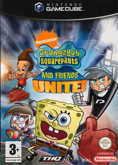 SpongeBob SquarePants and Friends - Unite! — box-2D (EU)