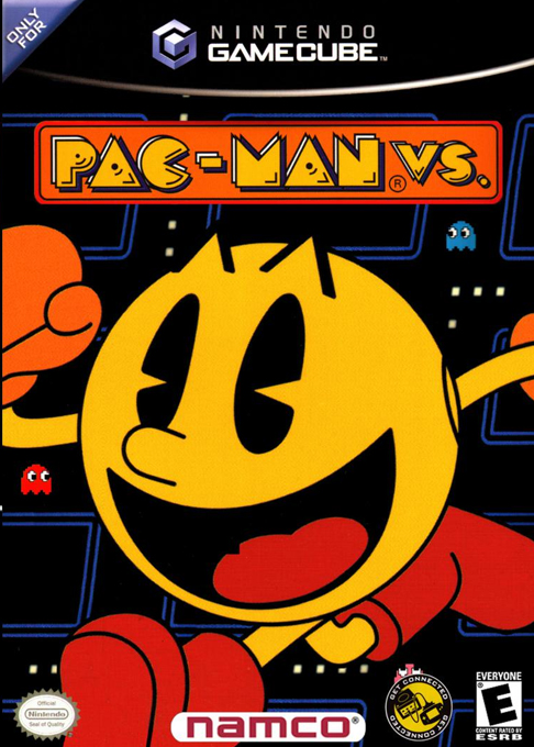 Pac-Man vs. box art