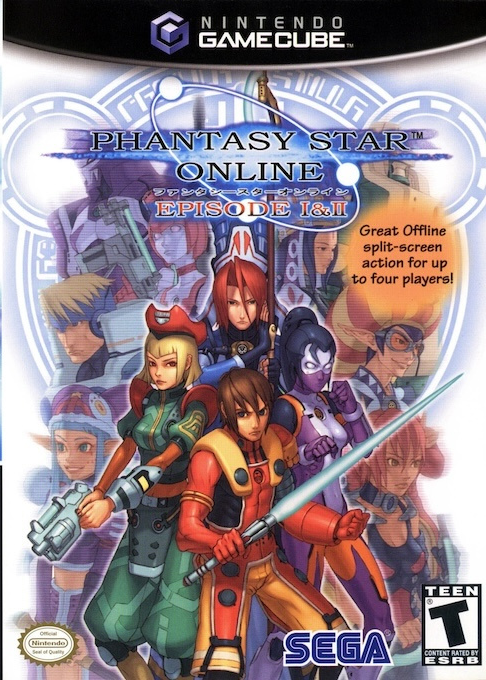 Phantasy Star Online Episode 1 And 2 box art