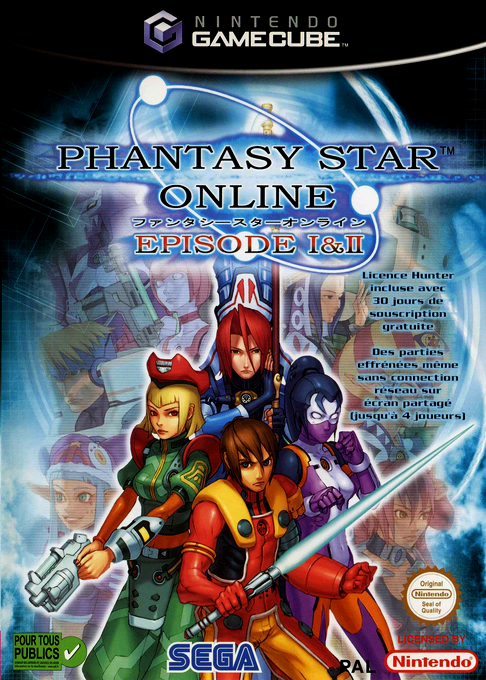 Phantasy Star Online Episode 1 And 2 — box-2D (FR)