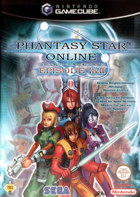 Phantasy Star Online Episode 1 And 2 — box-2D (DE)
