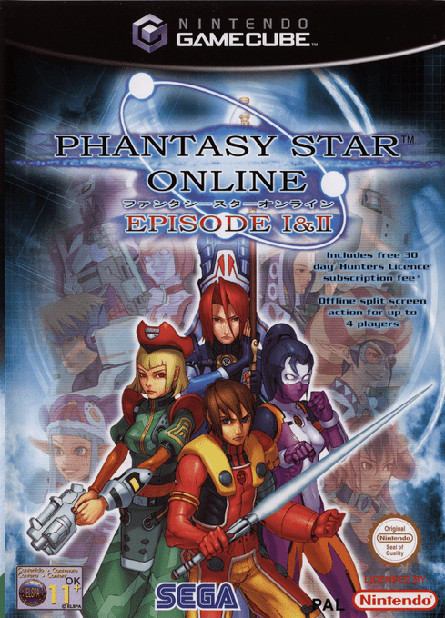 Phantasy Star Online Episode 1 And 2 — box-2D (EU)