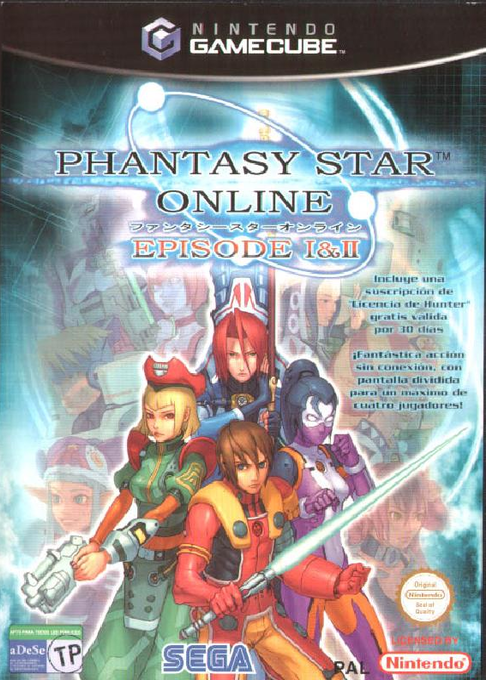 Phantasy Star Online Episode 1 And 2 — box-2D (SP)
