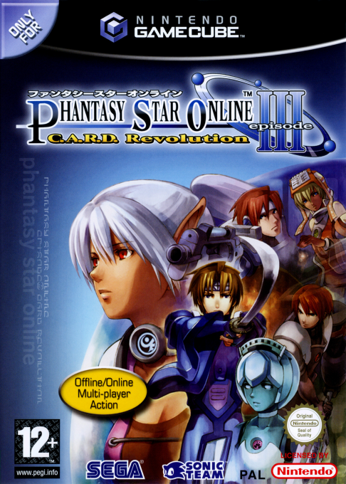 Phantasy Star Online Episode III - C.A.R.D. Revolution — box-2D (EU)