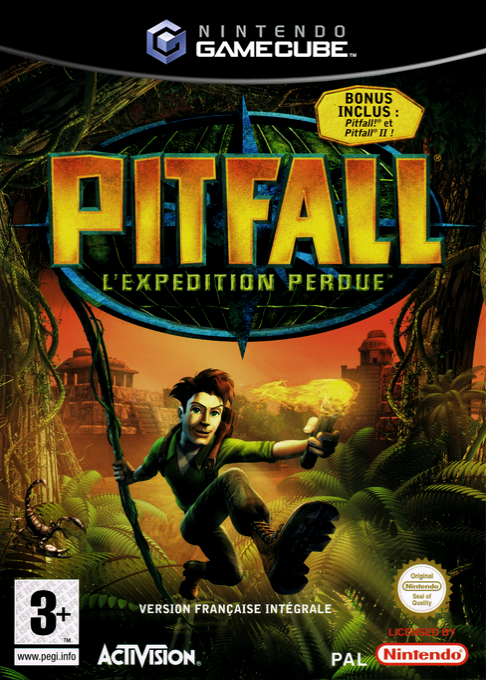 Pitfall - The Lost Expedition — box-2D (FR)
