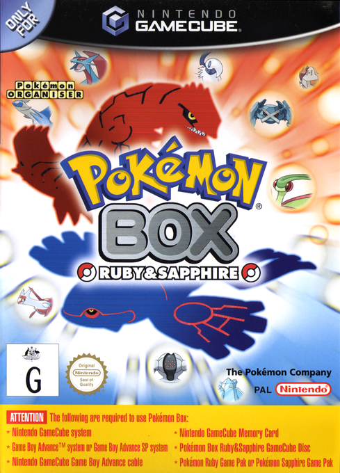 Pokémon Box - Rubis And Saphir — box-2D (AU)