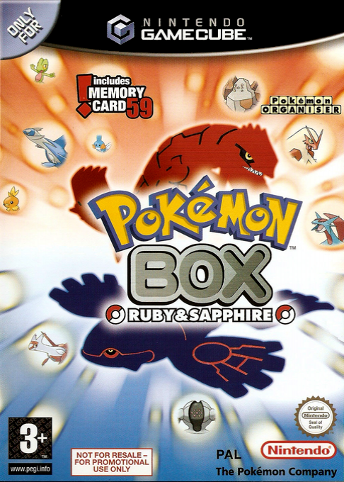 Pokémon Box - Rubis And Saphir — box-2D (EU)