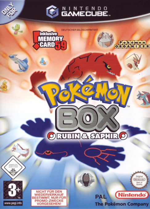 Pokémon Box - Rubis And Saphir — box-2D (DE)