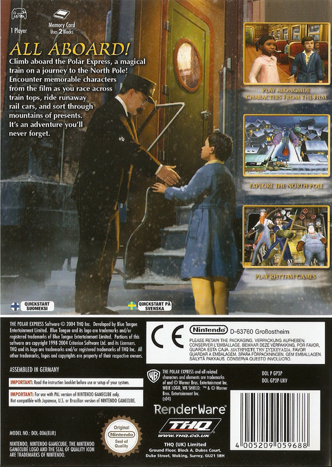 Polar Express, The — box-2D-back (EU)