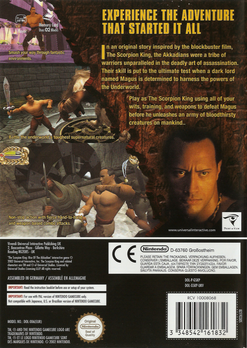 Scorpion King - Rise Of The Akkadian — box-2D-back (EU)
