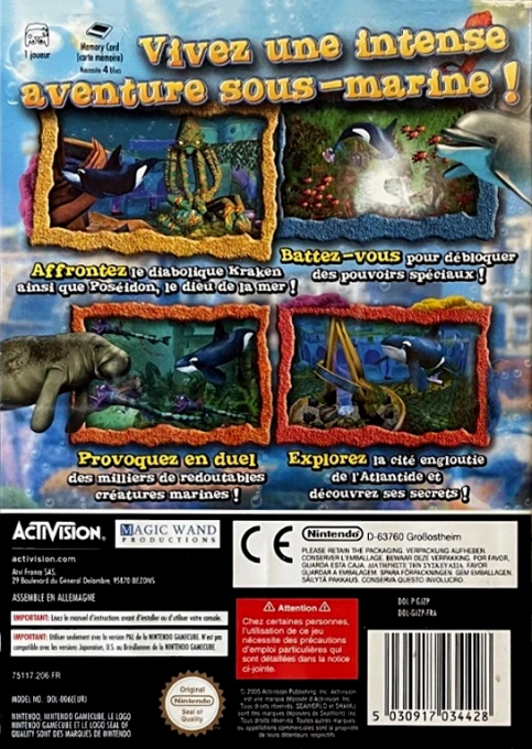 Shamu's Deep Sea Adventures — box-2D-back (FR)
