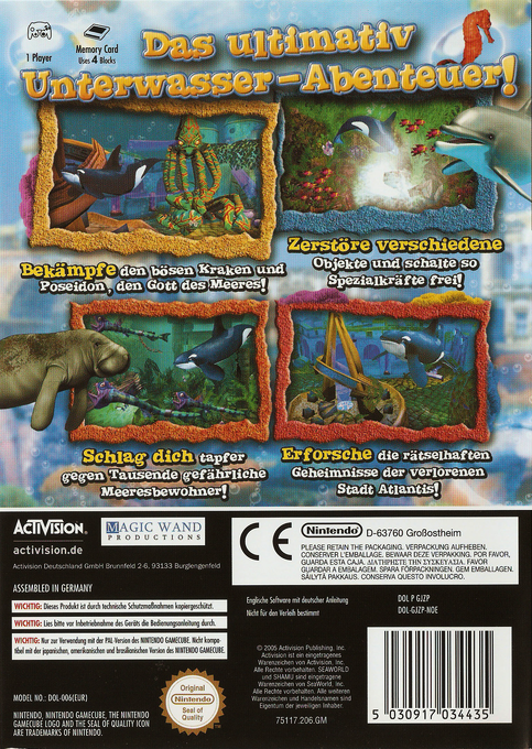 Shamu's Deep Sea Adventures — box-2D-back (DE)