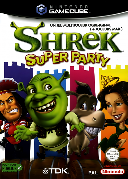 Shrek - Super Party — box-2D (FR)
