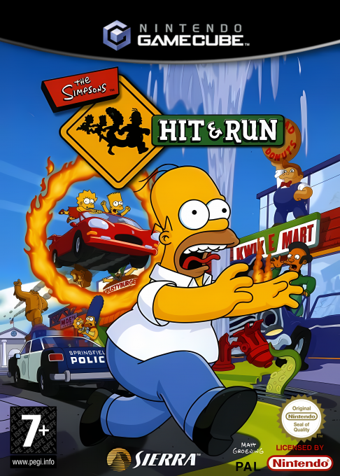 Simpsons - Hit And Run, The — box-2D (FR)