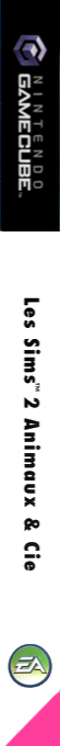 Sims 2 - Pets, The — box-2D-side (FR)