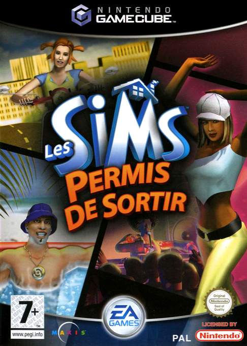 Sims, The - Bustin' Out — box-2D (FR)