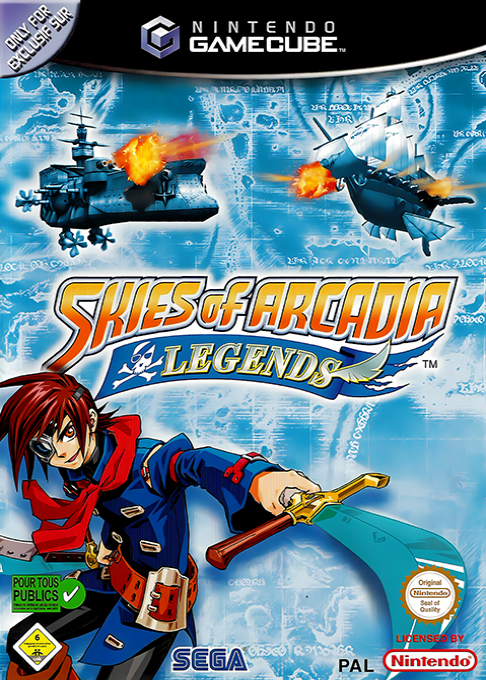 Skies Of Arcadia Legends — box-2D (FR)