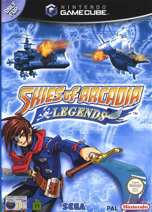 Skies Of Arcadia Legends — box-2D (EU)