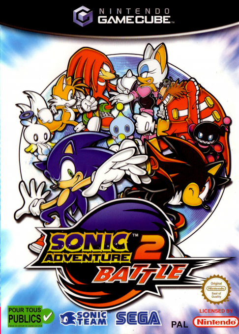 Sonic Adventure 2 Battle — box-2D (FR)